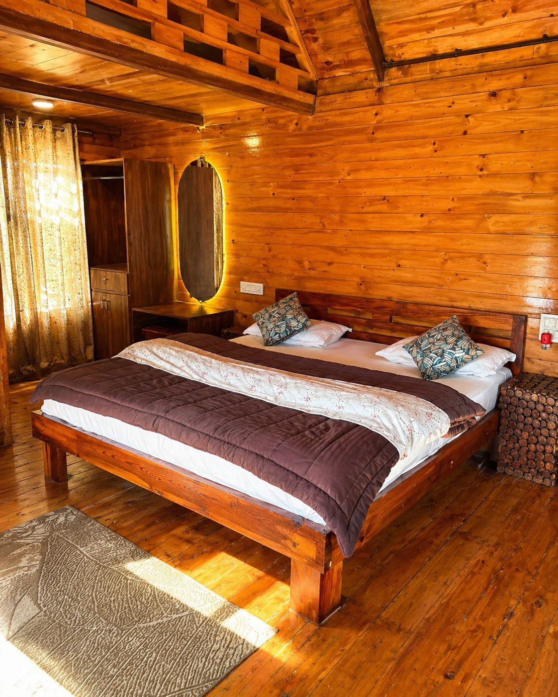 Log House Bedroom