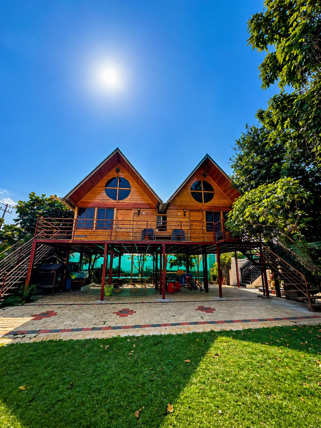 Log House Interior